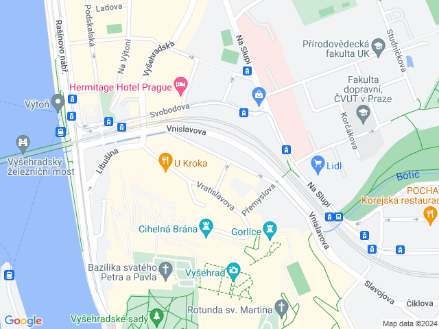Google map: Cabajská 25, 949 01 Nitra